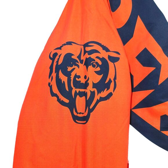 Chalk Line® ADULT MEDIUM Chicago Bears Saw Blade Quilted Puffer Jacket - Picture 2 of 6